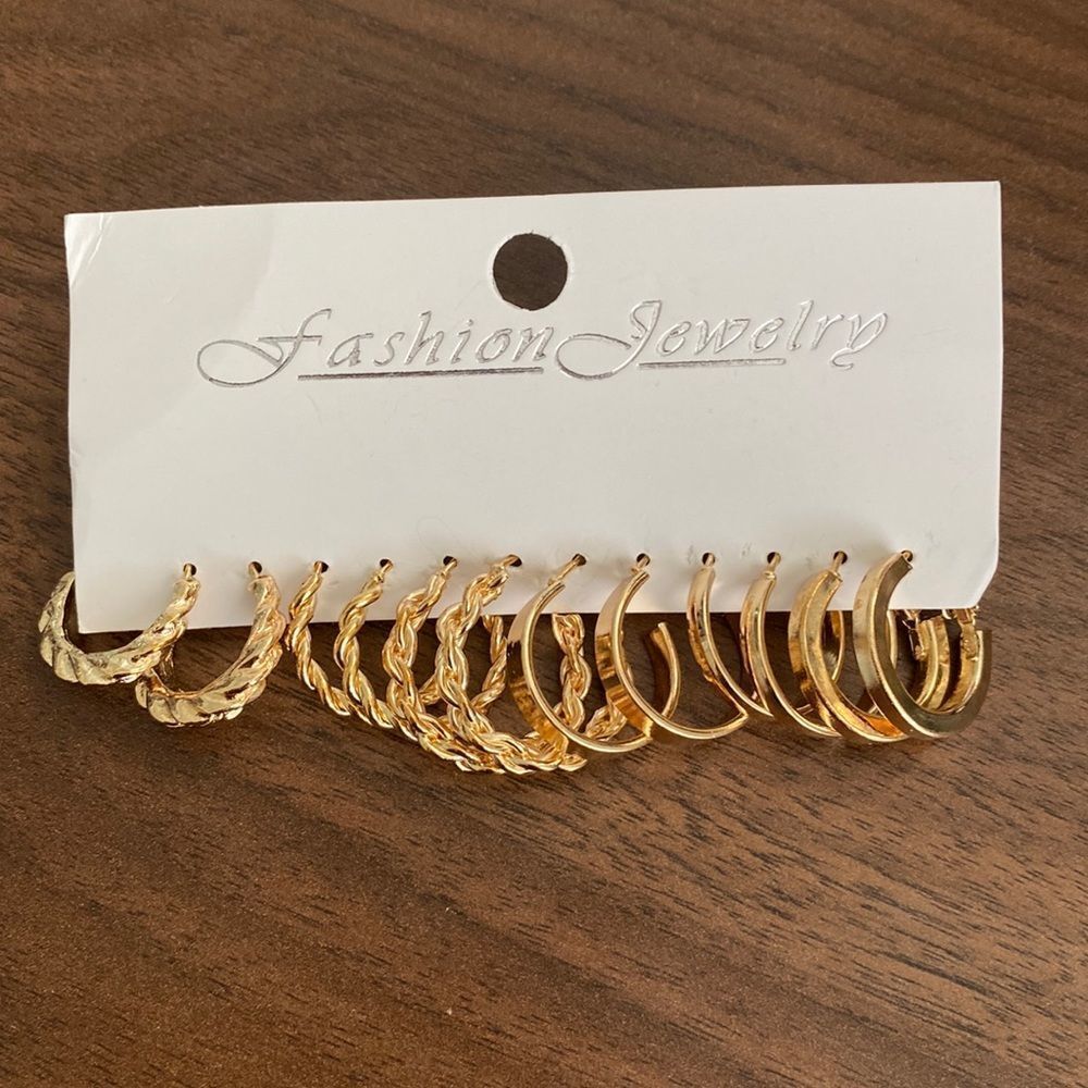 Gold Hoop Set